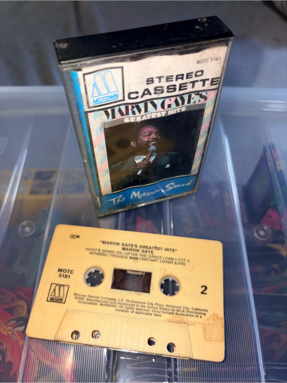 Marvin Gaye Stereo Cassette - Yellow Tape with Case